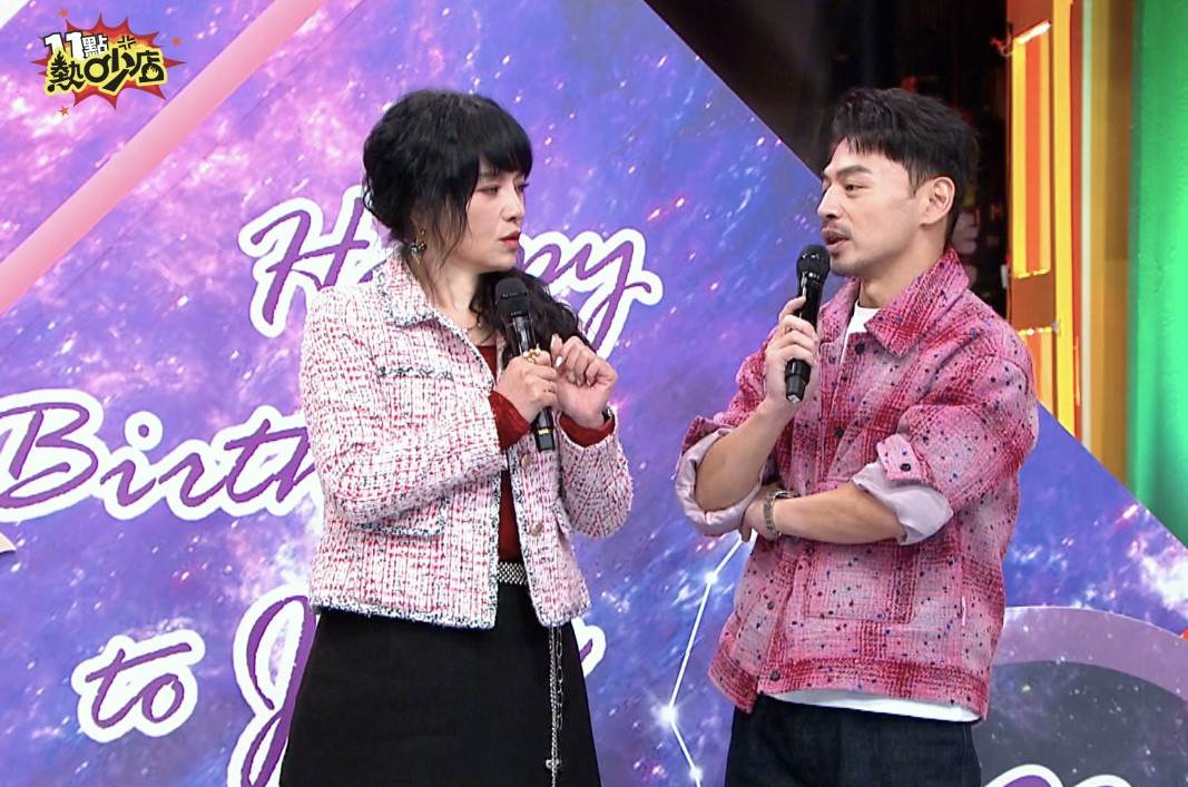 阿Ken冷笑話意外戳中唐綺陽感性的心。（圖／TVBS提供）