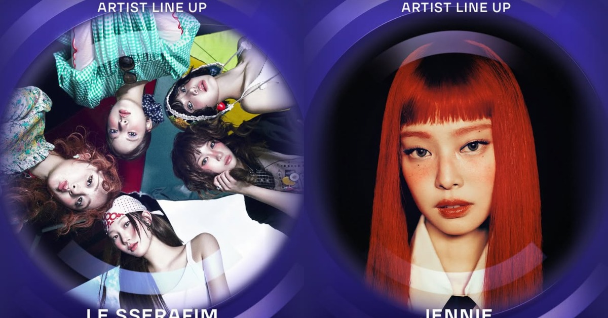 金唱片卡司強大，從LE SSERAFIM到Jennie都來台。（圖／翻攝自金唱片IG）