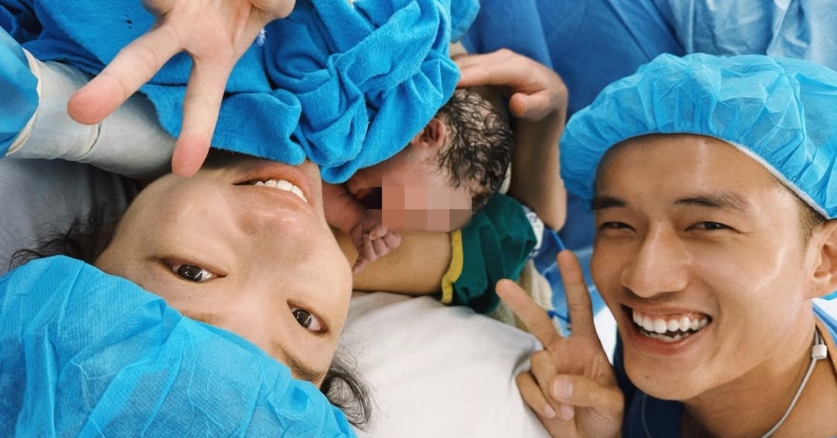 雲美鑫（左）、陳澤耀成新手爸媽。（圖／翻攝自陳澤耀Instagram）