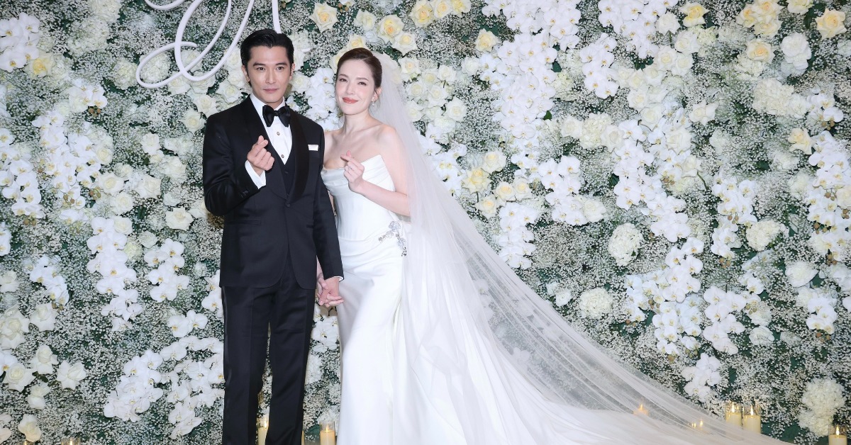 藝人邱澤、許瑋甯今天舉辦婚禮。（圖／東森娛樂）