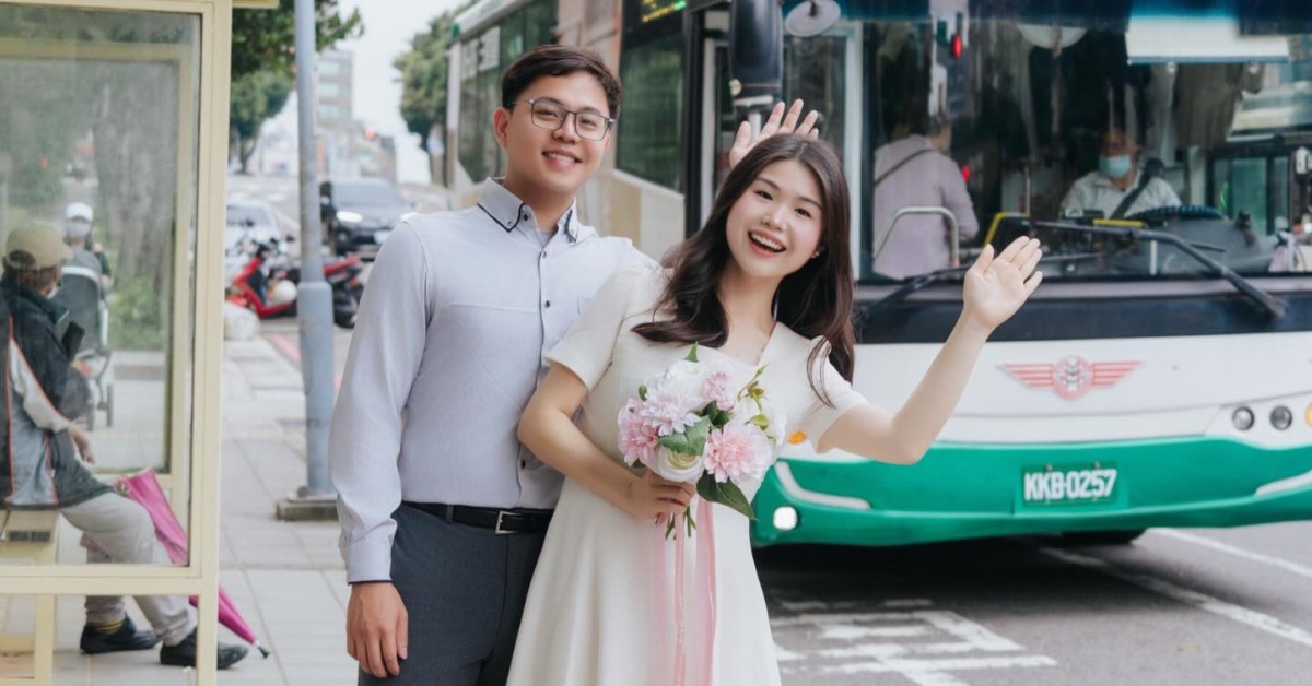 「張君雅小妹妹」簡嘉芸宣布登記結婚的好消息。（圖／翻攝自Threads）