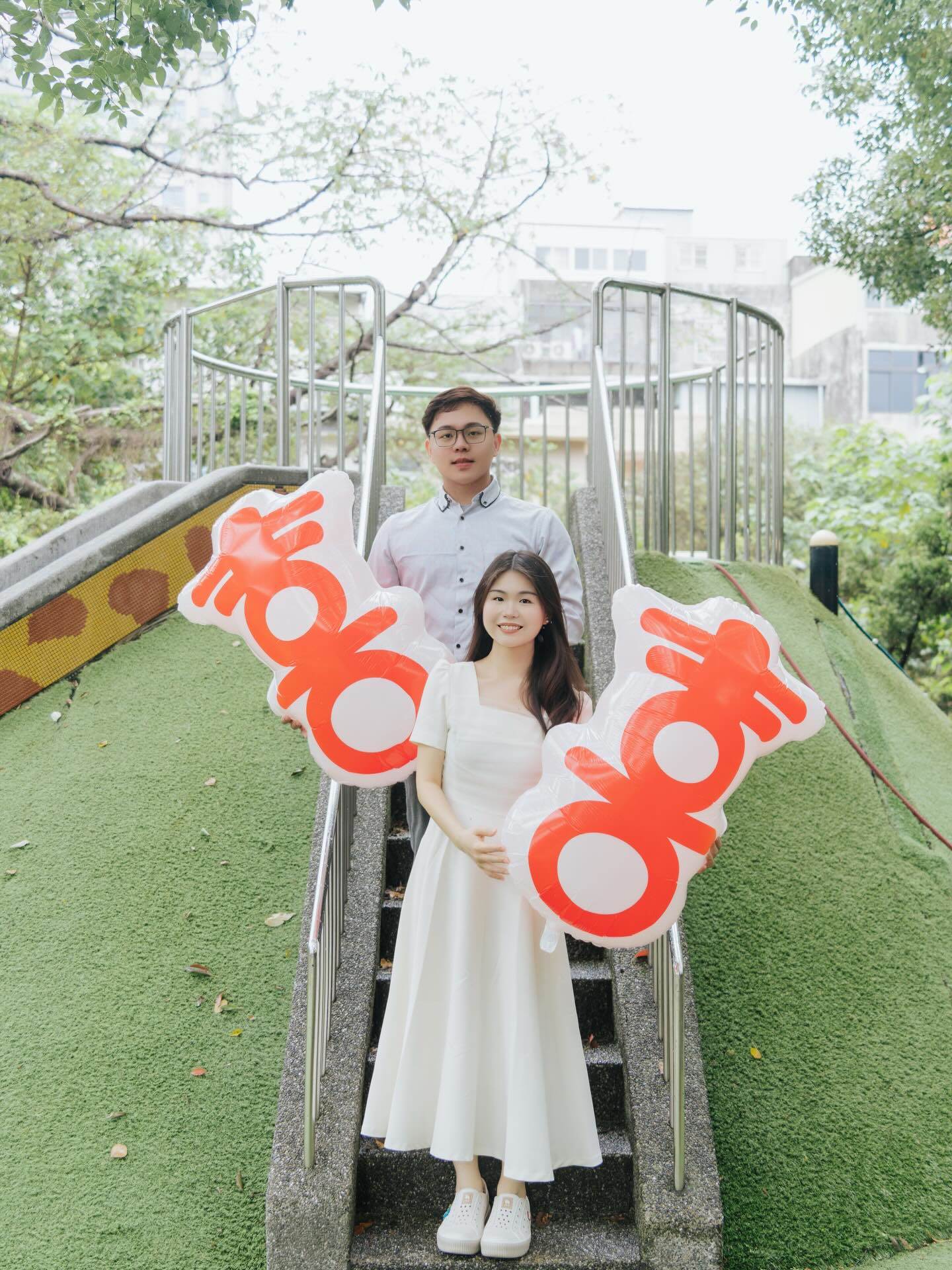 「張君雅小妹妹」簡嘉芸宣布登記結婚的好消息。（圖／翻攝自Threads）