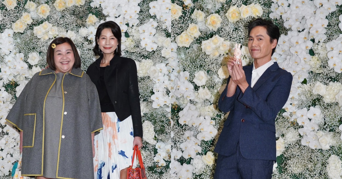 丁寧、鍾欣凌、黃鐙輝現身祝福。（圖／東森娛樂）