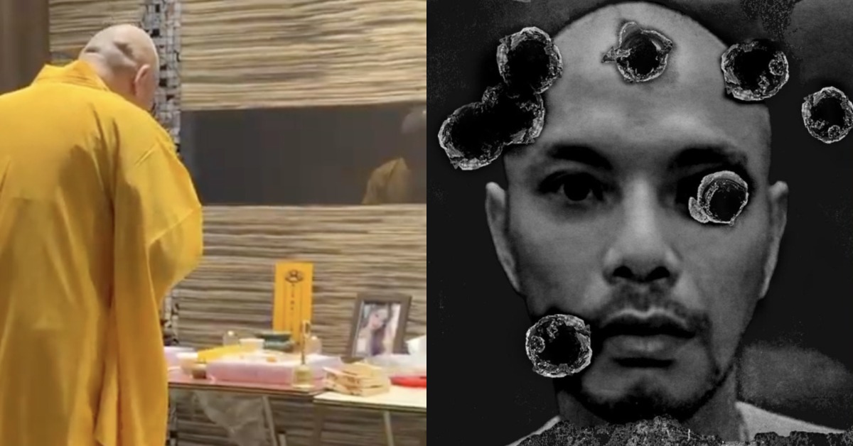 黃明志捲入謝侑芯命案，日前法會影片被曝光。（圖／翻攝自william19900403 IG、黃明志臉書）