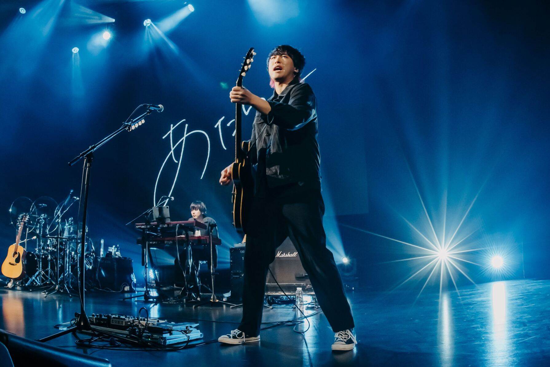 日本新世代療癒系樂團Atarayo（あたらよ）吉他手Marcy。（圖／必應創造提供）