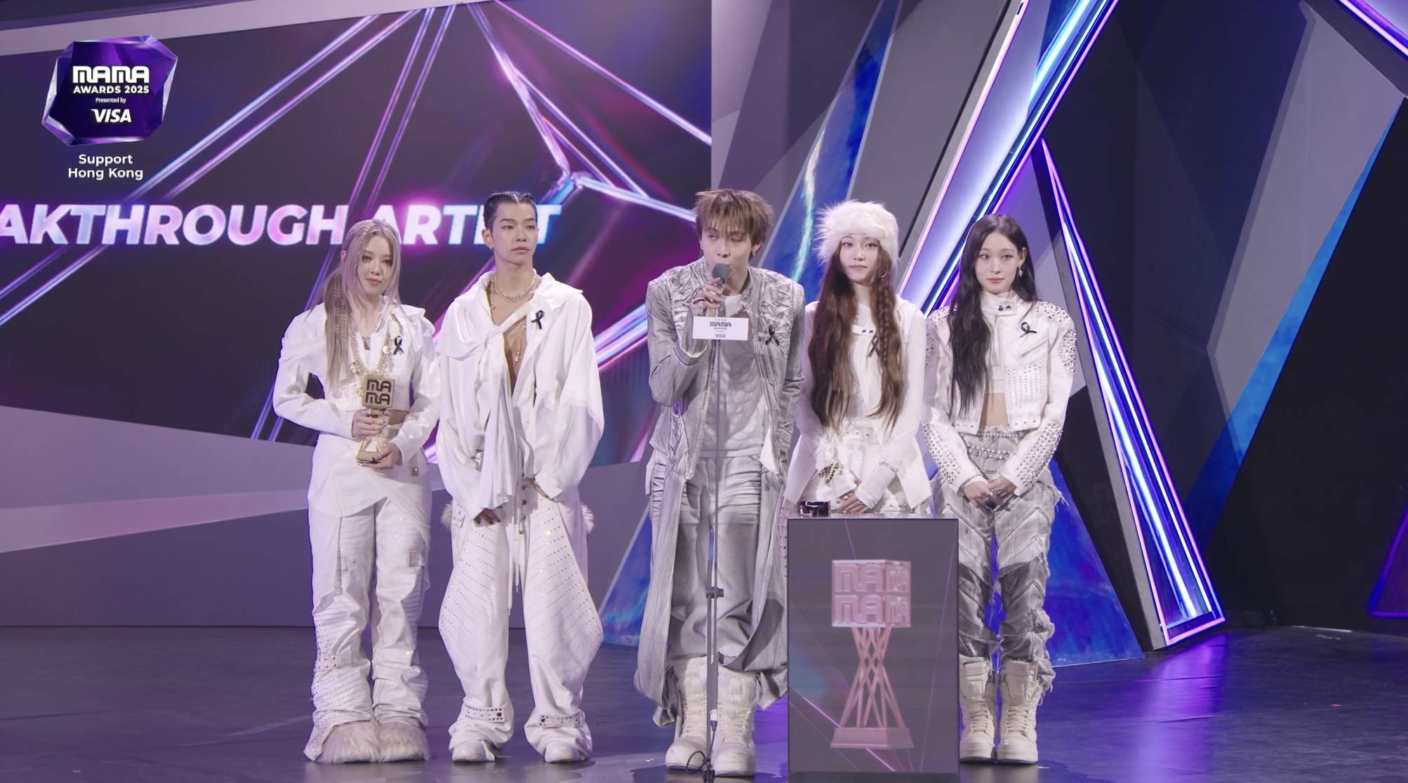 《2025 MAMA》BREAKTHROUGH ARTIST ALLDAY PROJECT。（圖／翻攝自Mnet Plus）