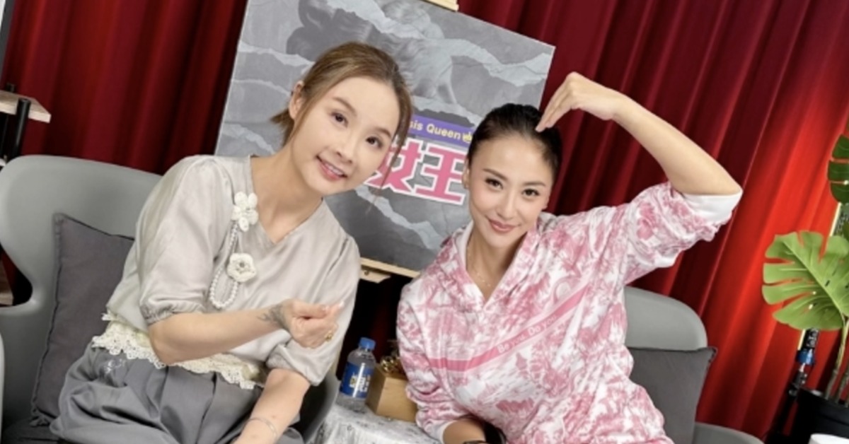 安歆澐去到許聖梅的直播節目《危機女王》。（圖／翻攝自安歆澐 IG）