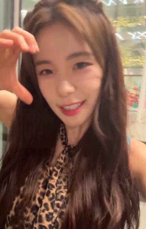 李多慧在影片中告白台灣人。（圖／翻攝自Threads le_dahye）