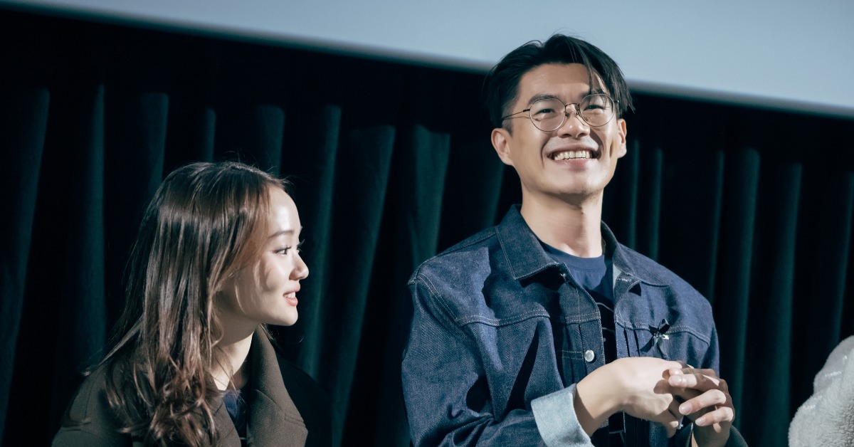 《大濛》演員方郁婷、柯煒林抵台行程滿檔，連跑多場活動和影迷相見歡。（圖／華文創提供）