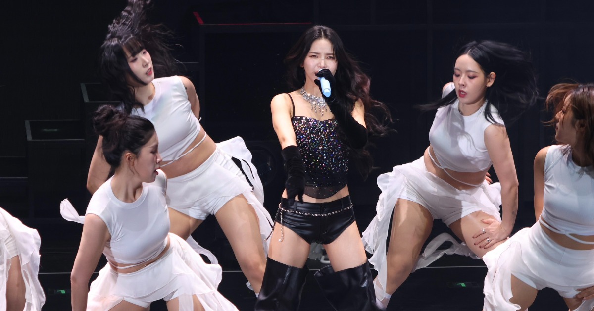 南韓女團MAMAMOO隊長頌樂（Solar）。（圖／東森娛樂）