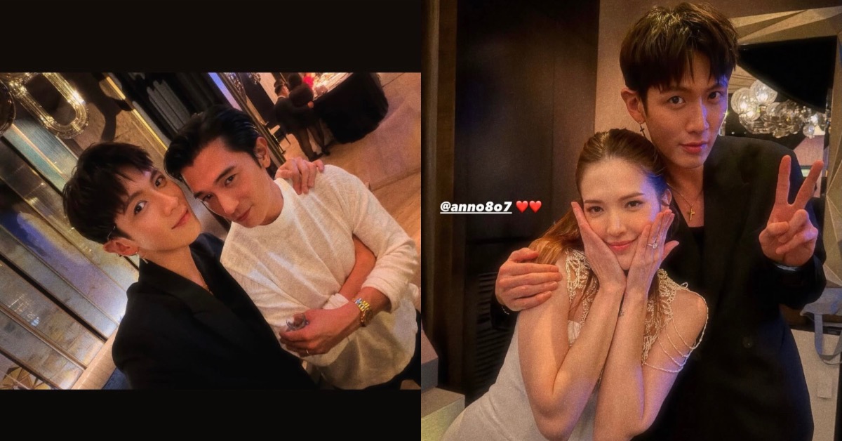 柯震東搭肩許瑋甯合照遭網友酸「貴圈真亂」。（圖／翻攝自柯震東IG）