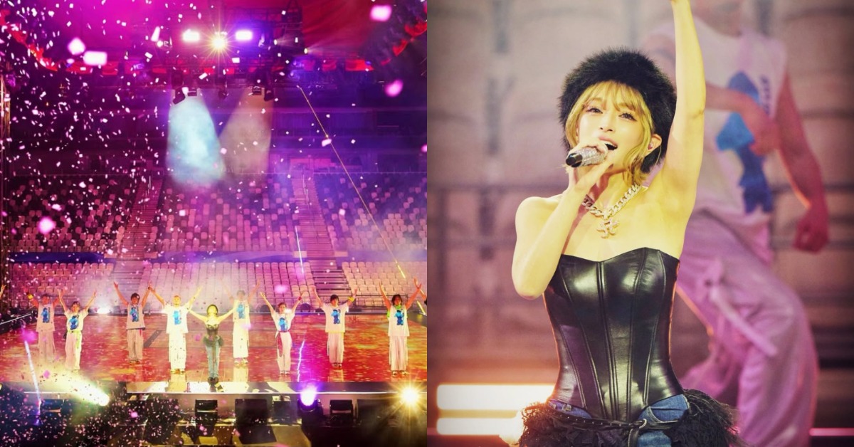 日本天后濱崎步上月29日在上海的演唱會無預警取消，事後她仍對著1.4萬個空位完成演出。（圖／翻攝自濱崎步IG）