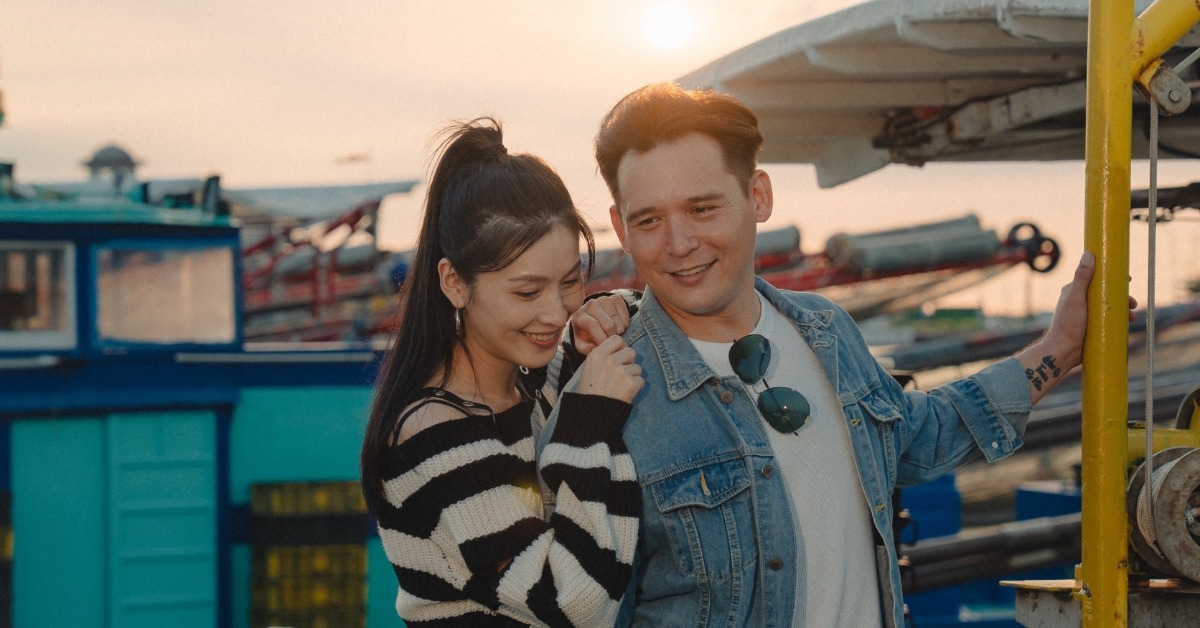 管罄、倪安東在音樂劇《港墘仔》合體。（圖／嗨森數位文創有限公司提供）