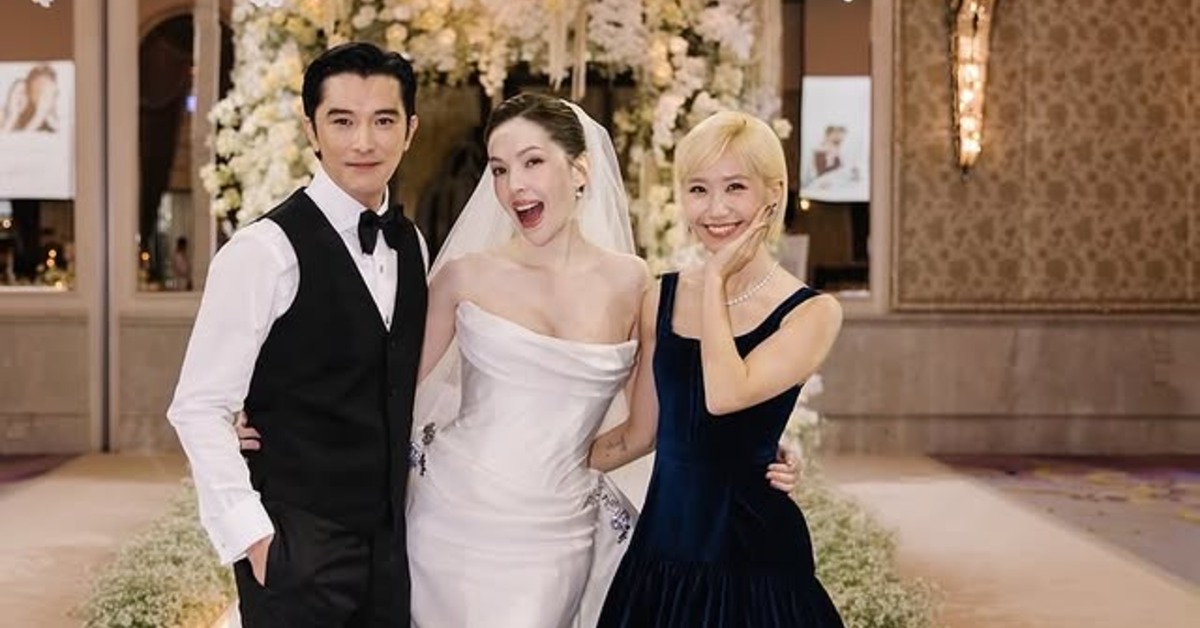 日前邱澤、許瑋甯補辦婚禮，邀請Lulu（黃路梓茵）擔任主持人。（圖／翻攝自Lulu IG）