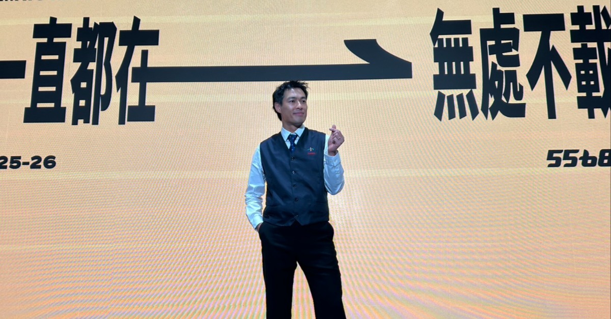 楊祐寧化身計程車司機出席記者會。（圖／記者陳怡伶攝）