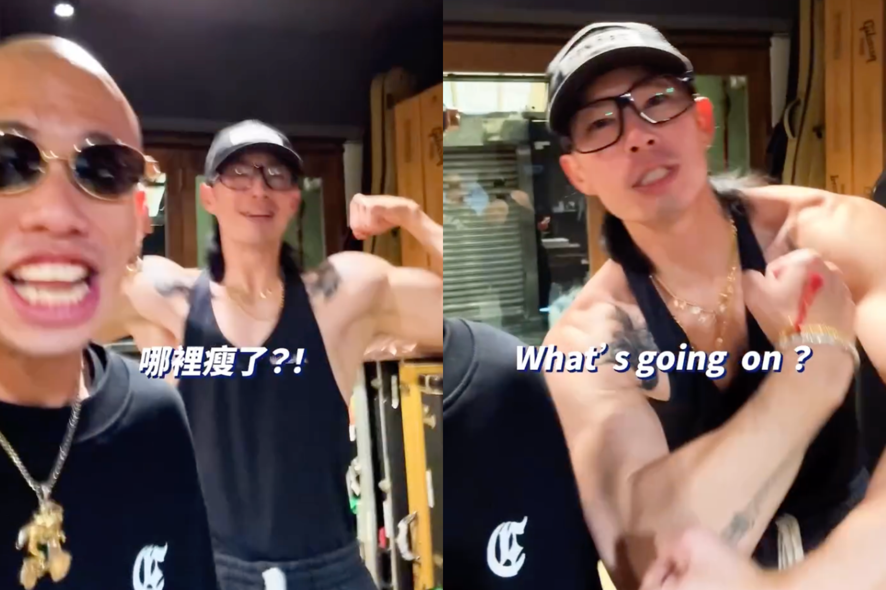 呂士軒、吳建豪合體拍短片回應暴瘦傳聞。（圖／翻攝自呂士軒Instagram）