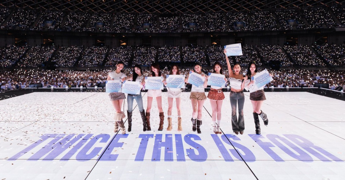 南韓女團TWICE世巡演唱會《THIS IS FOR》。（圖／翻攝自TWICE X）