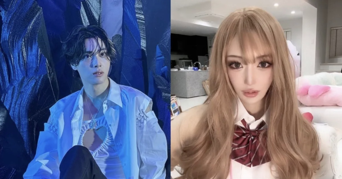 前成人片女優明日花綺羅直播談及和南韓男團THE BOYZ前成員周鶴年。（圖／翻攝自周鶴年 IG、明日花綺羅X）