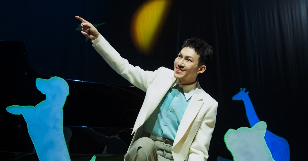 龔鈺祺《月光動物園》回到台北登陸月球，夢幻動物園完整搬上台。（圖／緒風有限公司提供）