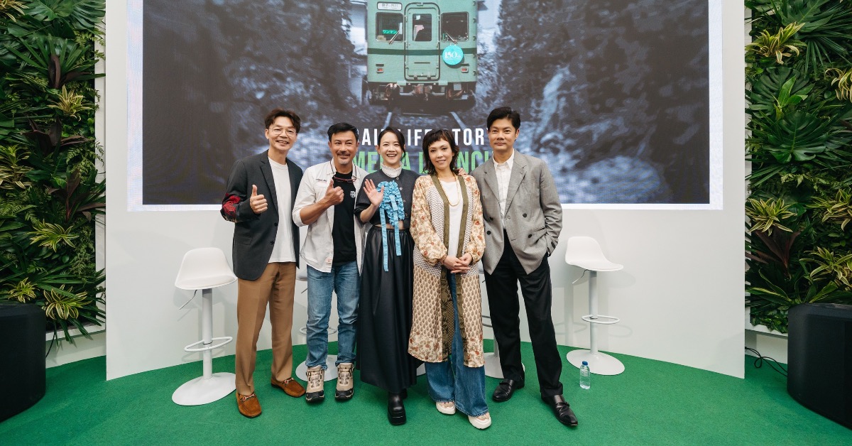 《列車人生》主持人李國煌（左起）、林明倫、曾寶儀、陳潔儀、楊君偉。（圖／公視提供）