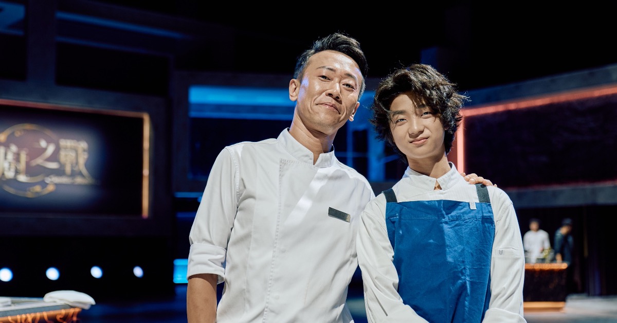 白潤音（右）是節目中最年輕的明星廚助。（圖／三立提供）
