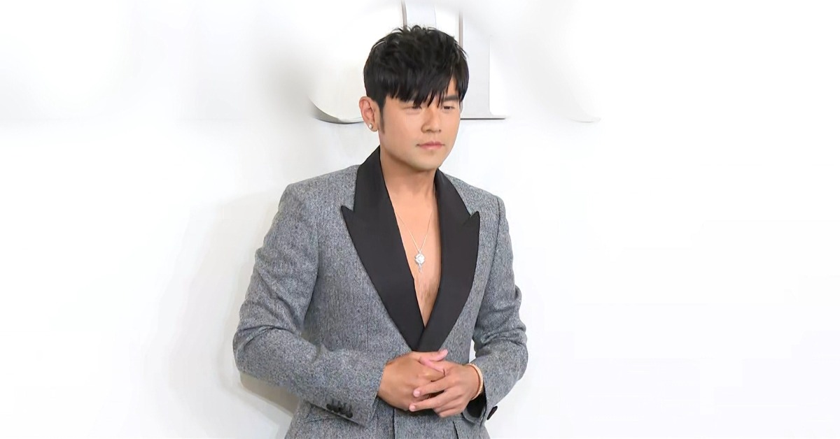 周杰倫4日晚間出席時尚品牌活動。（圖／東森新聞）