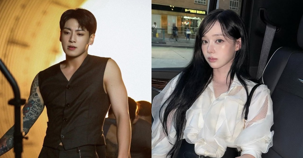 韓國男團BTS（防彈少年團）成員Jung kook（田柾國）和女團aespa成員Winter（金旼炡）傳出戀情。（圖／翻攝自BTS X、Winter IG）