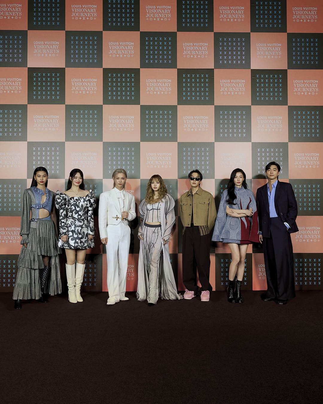 Lisa、j-hope、Felix、全智賢、孔劉、申敏兒、Hoyeon鄭好娟和元志安出席&nbsp;《Louis Vuitton Visionary Journeys Seoul&nbsp;路易威登非凡之旅首爾站》。（圖／品牌提供）