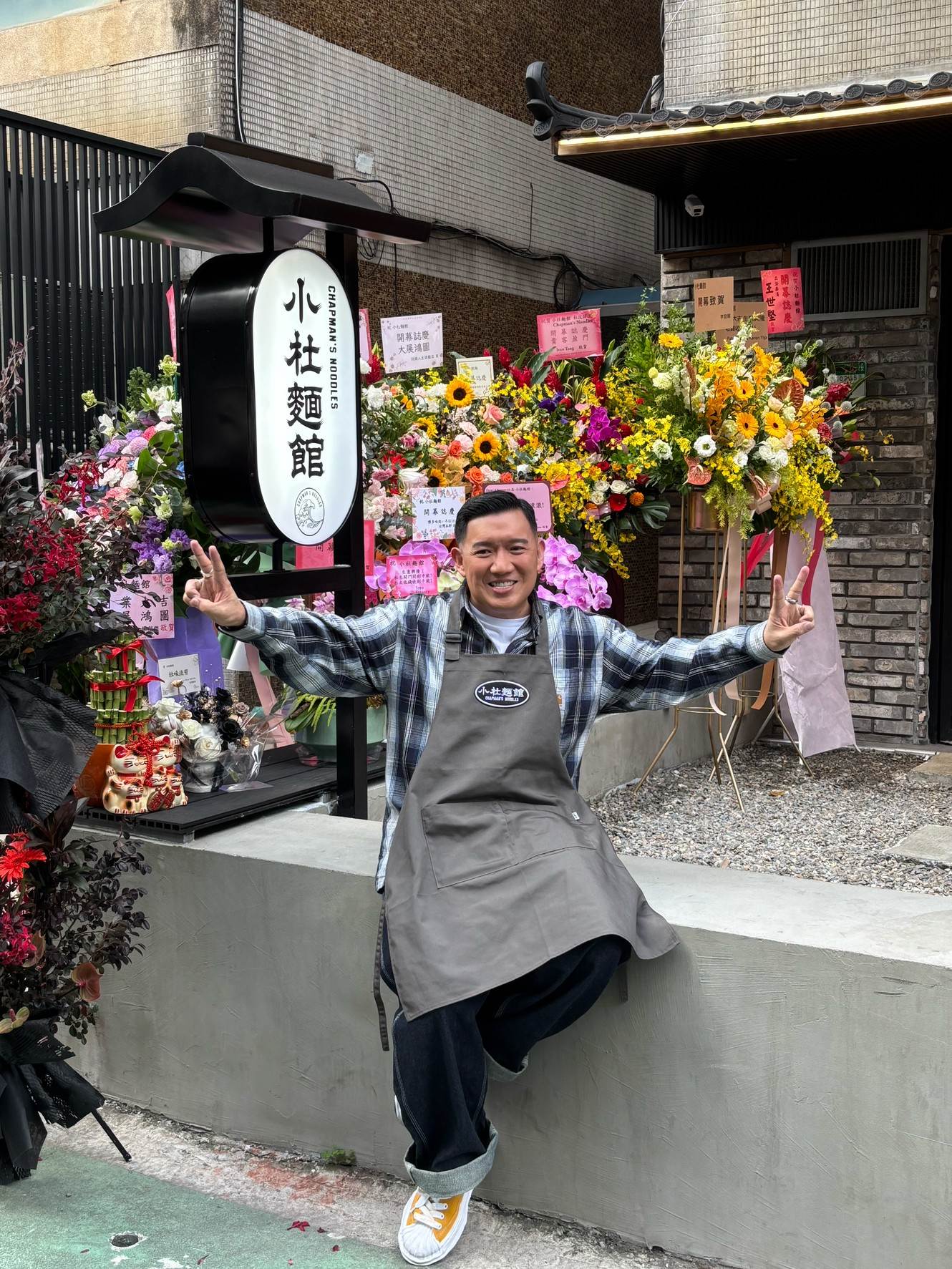 杜汶澤笑稱對「紅色過敏」沒在用小紅書。（圖／記者黃雅琪攝影）