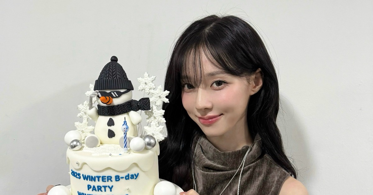 女團aespa成員Winter（金旼炡）。（圖／翻攝自aespa X）