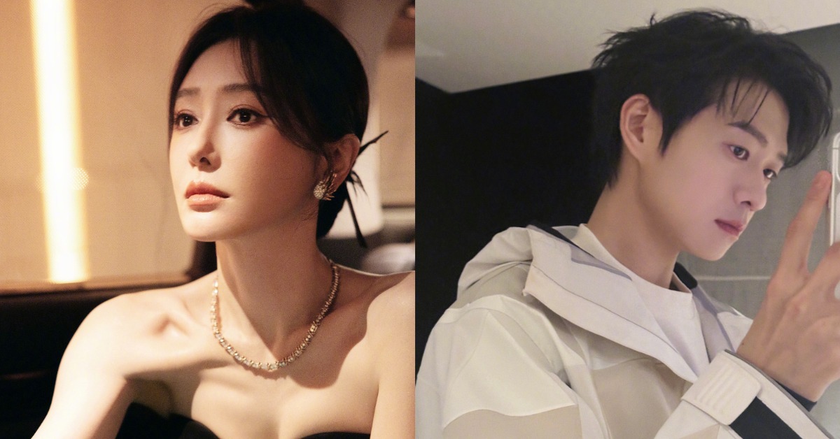 秦嵐與魏大勛傳緋聞多年，雙方始終未承認戀情。（圖／翻攝自秦嵐、魏大勛微博）