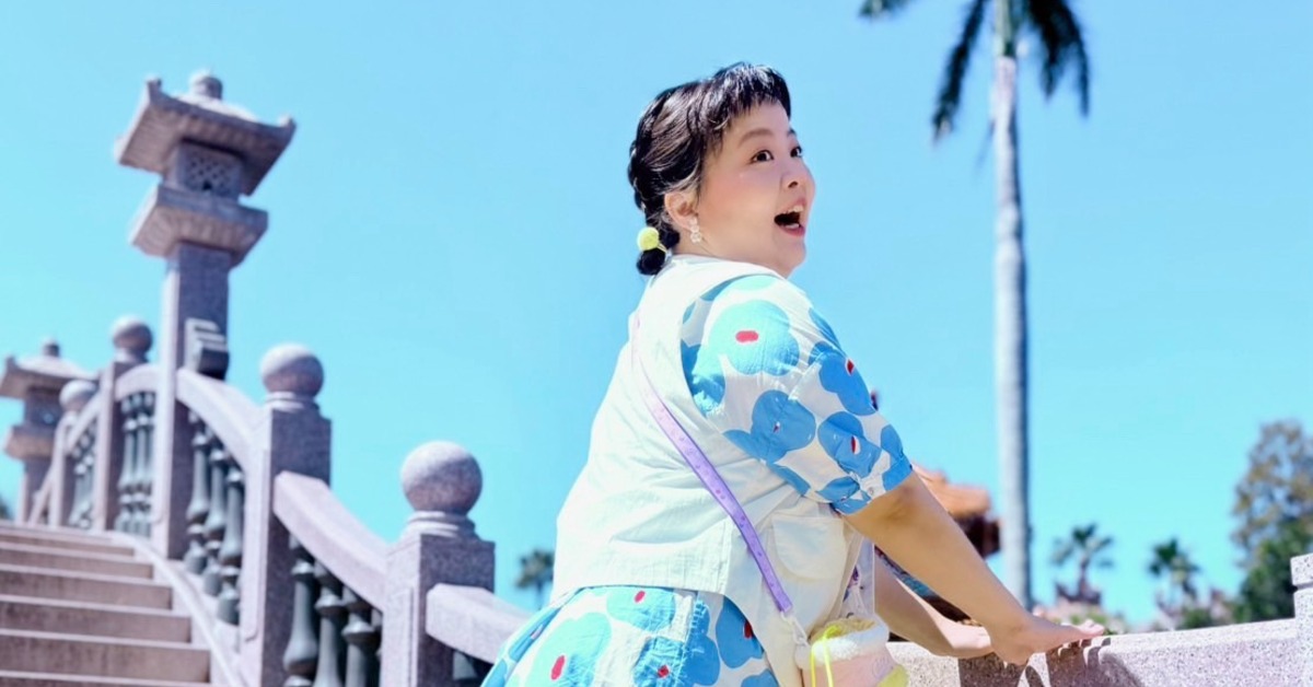 宮美樂化身「萬珍珍」亮麗登場，率先曝光音樂〈welcome to 萬家〉。（圖／民視提供）