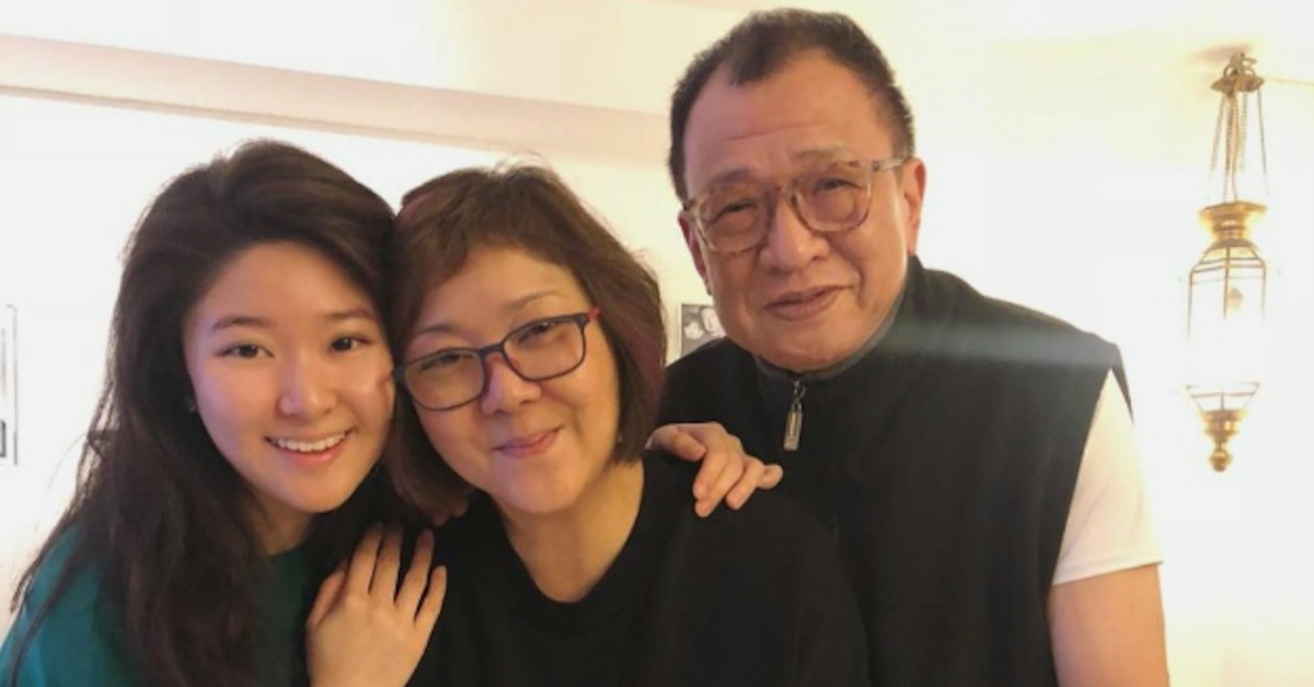 許紹雄與妻子龍嬿而育有一女許惠菁。（圖／翻攝自許惠菁Instagram）