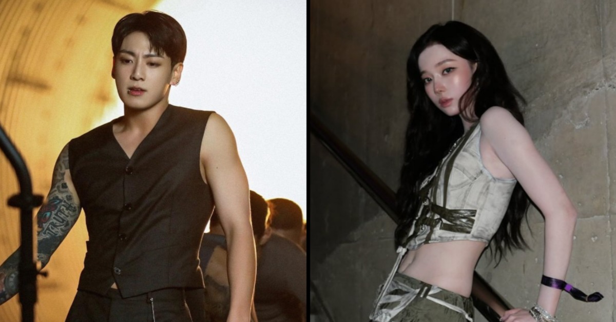 BTS成員田柾國，與aespa成員Winter爆出熱戀。（圖／翻攝自BTS X、Winter IG）