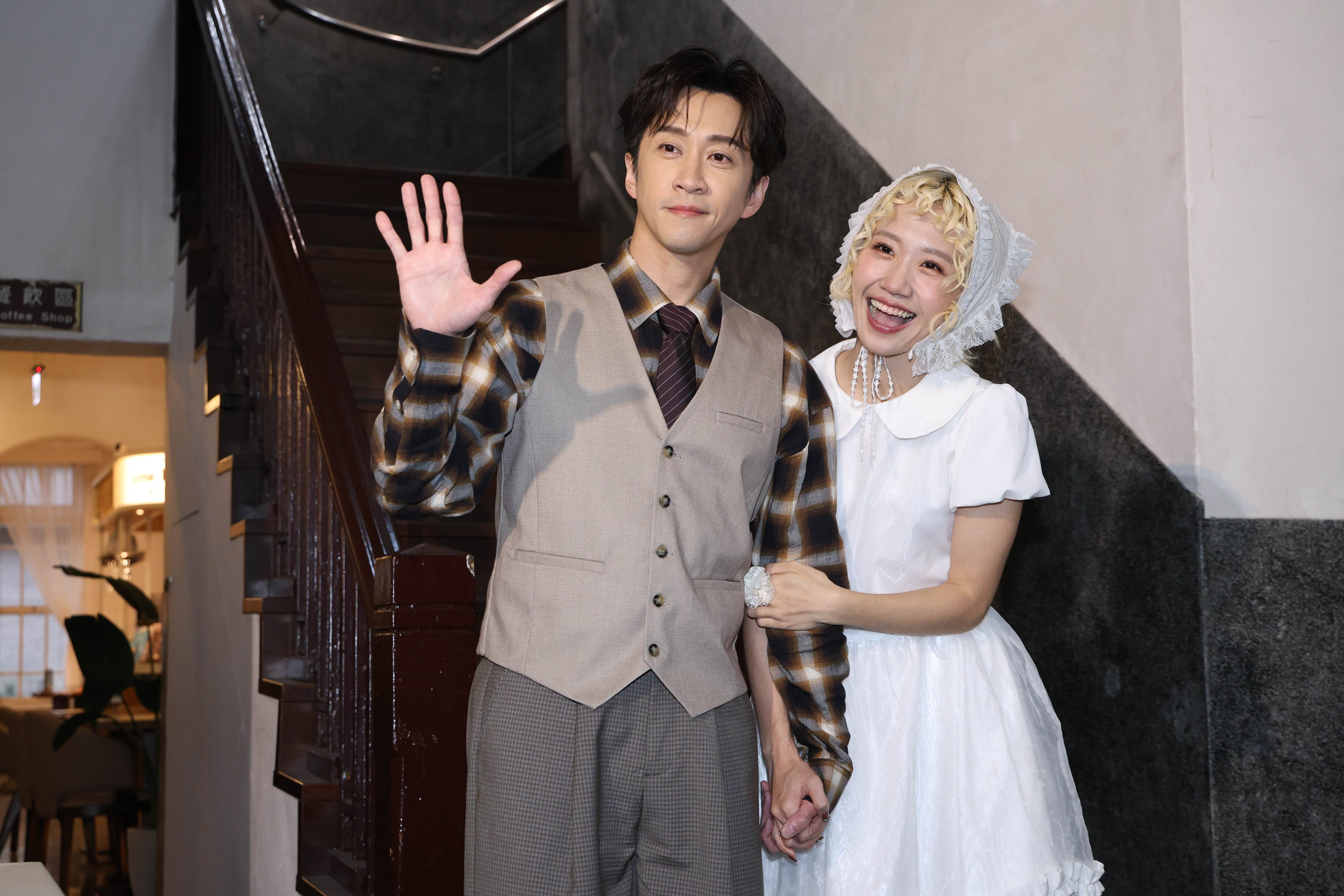 Lulu、陳漢典甜蜜亮相揭婚宴籌備進度。（圖／記者沈芳宇攝）