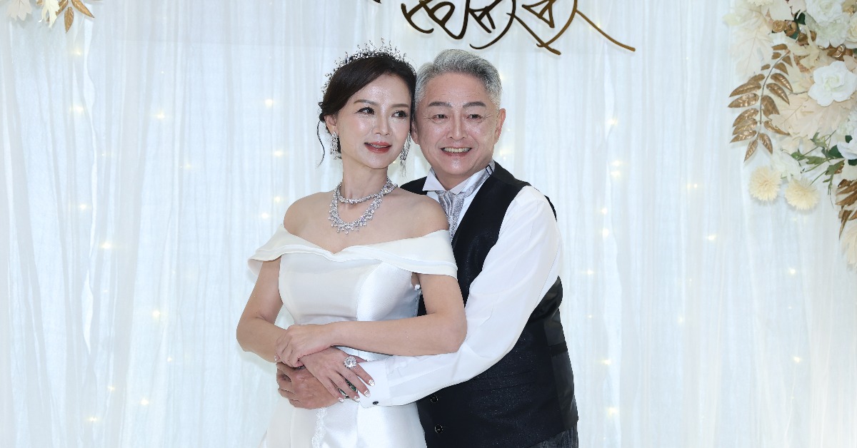 李國超、高欣欣今天在台北維多麗亞酒店舉辦婚宴。（圖／東森娛樂）