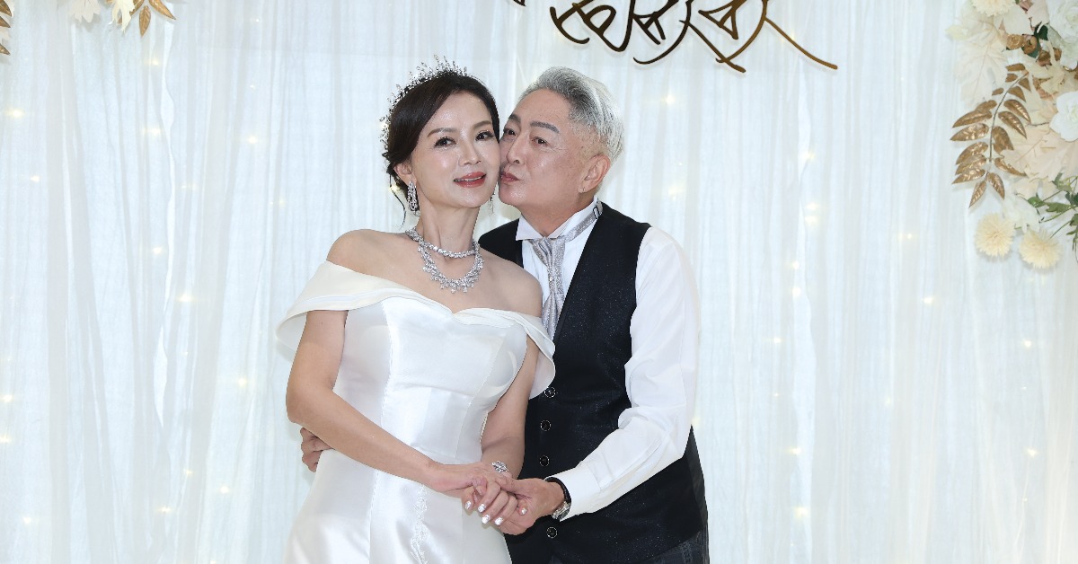 資深藝人高欣欣、李國超補辦婚禮。（圖／東森娛樂）