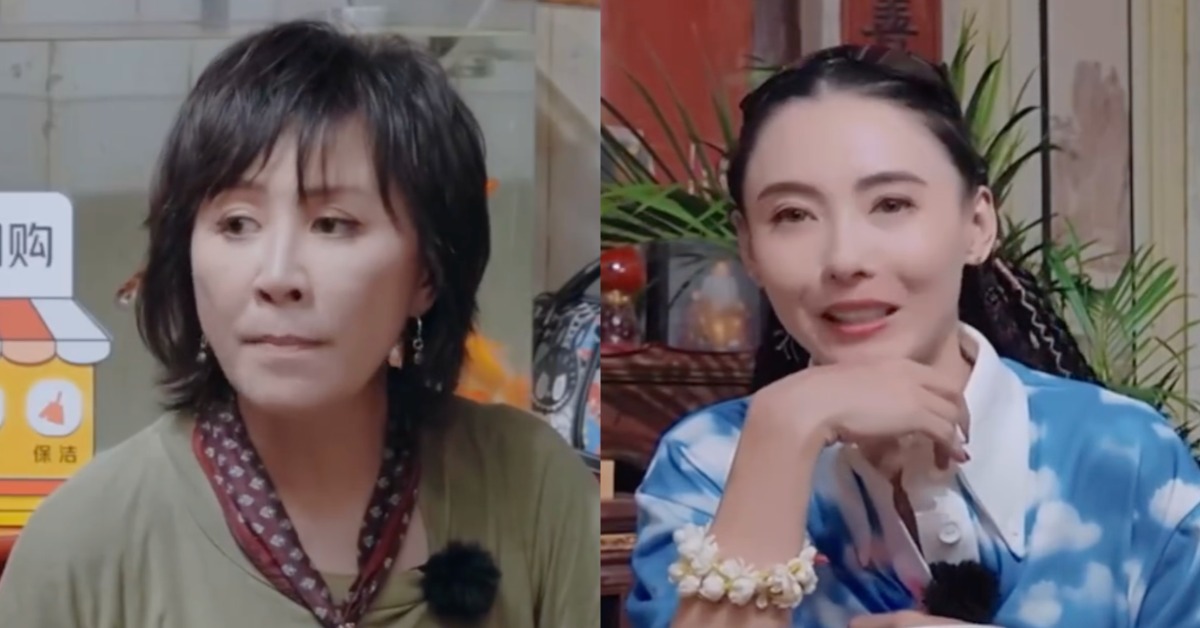 劉嘉玲、張柏芝錄製《一路繁花2》談往事。（圖／翻攝自微博）