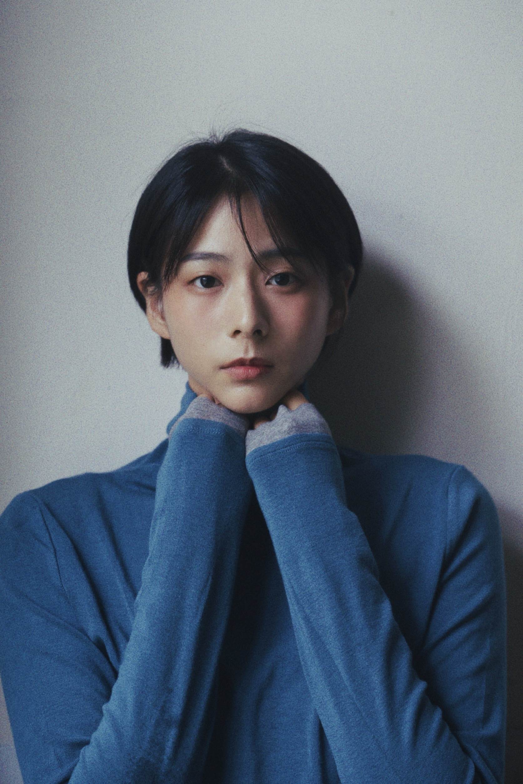 袁漠遙為了新作品《終點起》，大膽剪掉20公分長髮。（圖／周子娛樂提供）