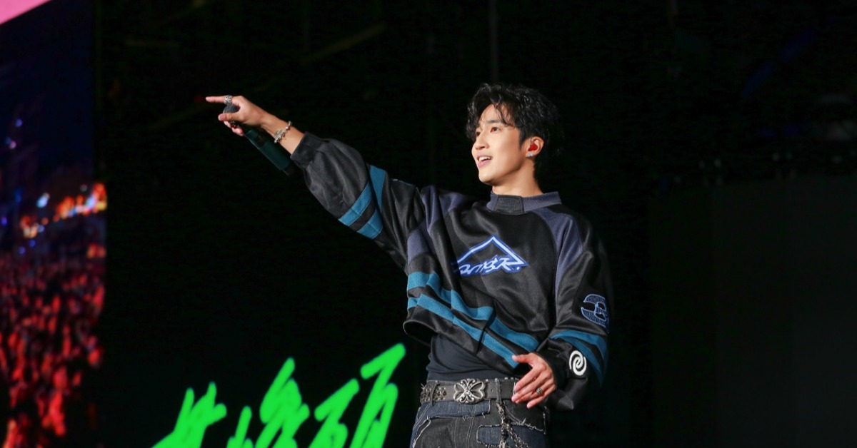 婁峻碩今（14）日擔任新北耶誕城演唱會表演嘉賓。（圖／TVBS提供）