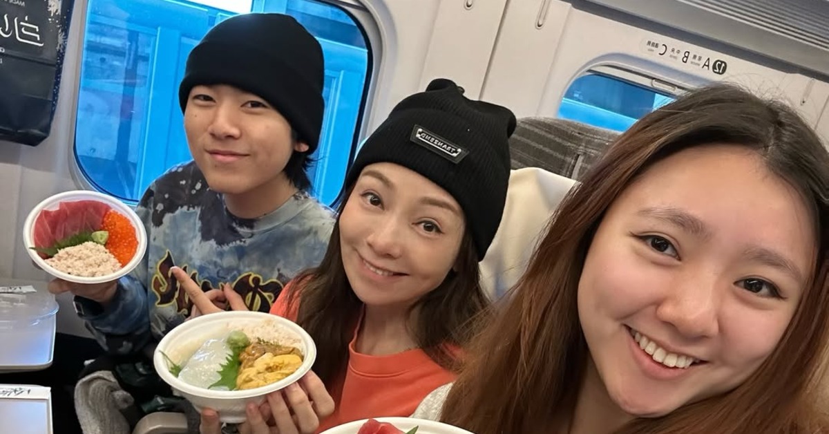 季芹與兒女3人上演海外漂流記。（圖／翻攝自季芹Instagram）