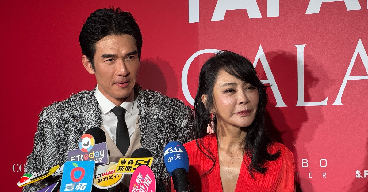 楊一展與「偶像劇教母」柴智屏一起出席時尚活動。（圖／記者黃雅琪攝影）