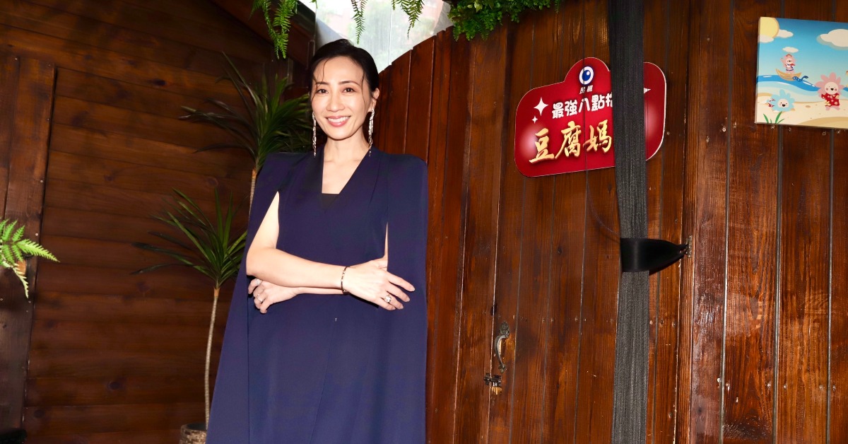 潘奕如出席《豆腐媽媽》媒體茶敘。（圖／民視提供）