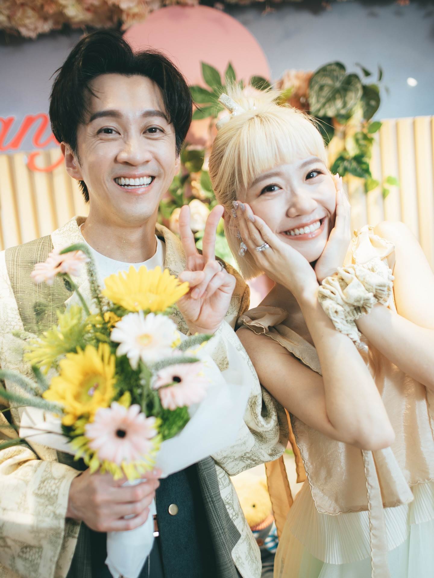 陳漢典與Lulu今年震撼宣布結婚，迎來不少祝福。（圖／翻攝自陳漢典臉書）