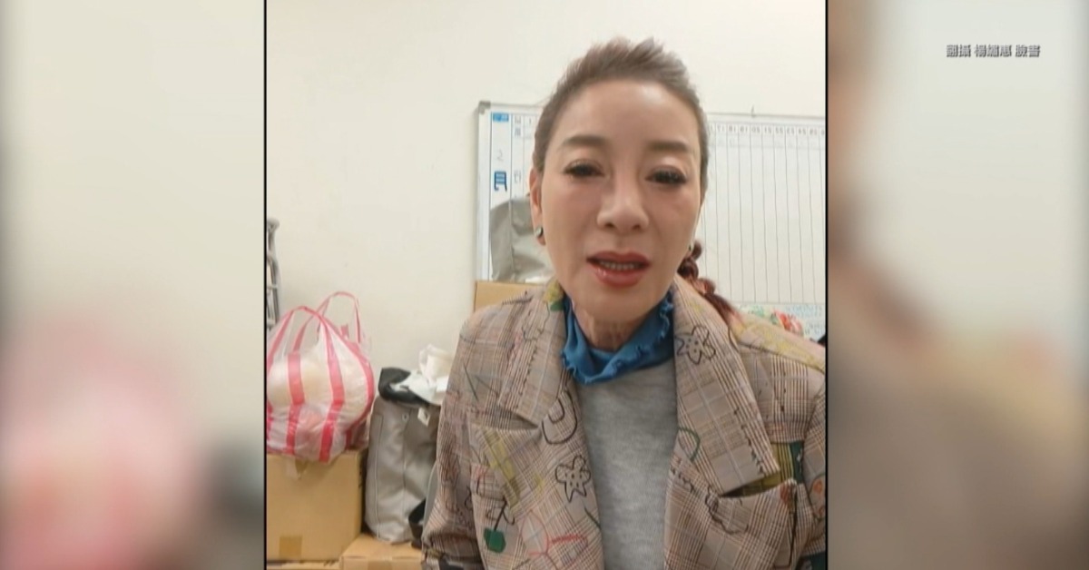 藝人楊繡惠直播痛批張文。（圖／翻攝自楊繡惠臉書）