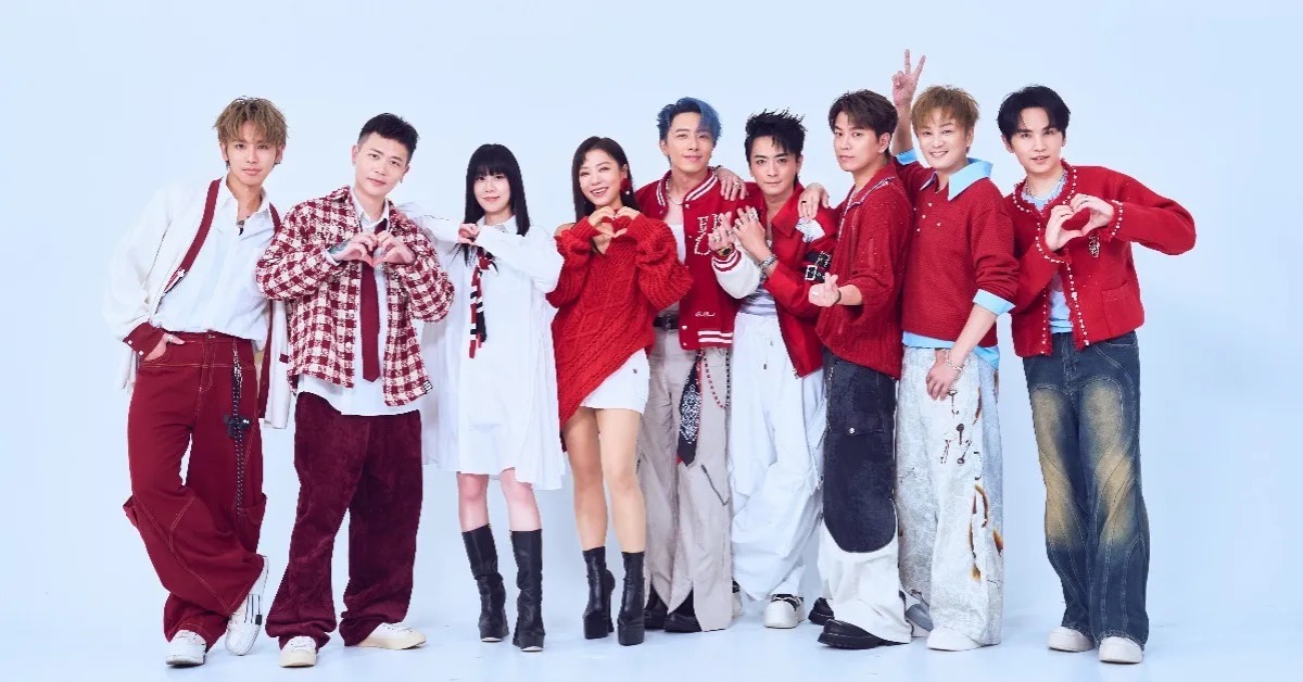 Energy、丁噹、白安、鼓鼓呂思緯、蕭秉治今（24）日出席公益演唱會。（圖／相信音樂提供）