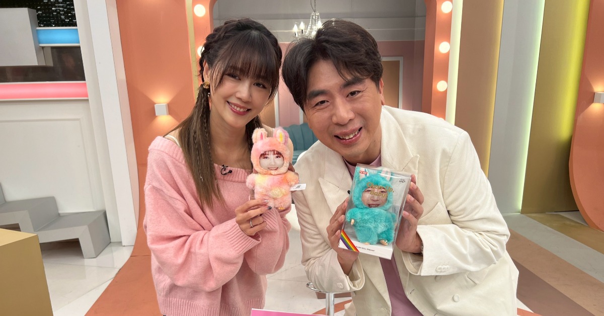 嚴立婷生日收到「梁赫群醜bubu」。（圖／民視提供）
