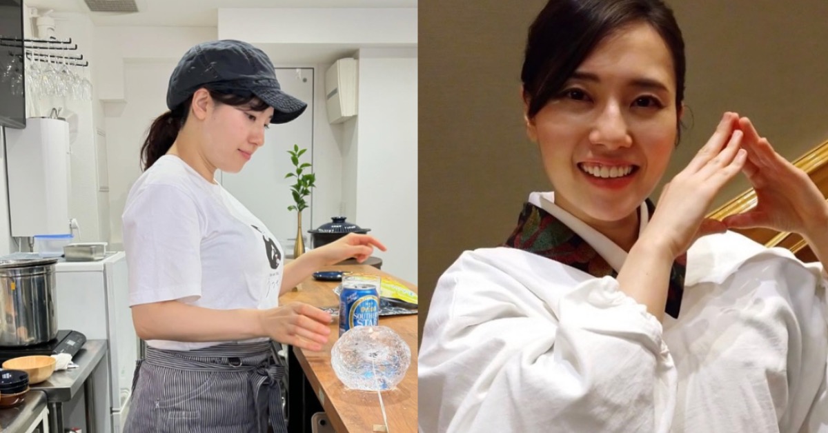 居酒屋美女店員過去曾是知名成人片女星。（圖／翻攝自PTT、IG@omusubiayumi）
