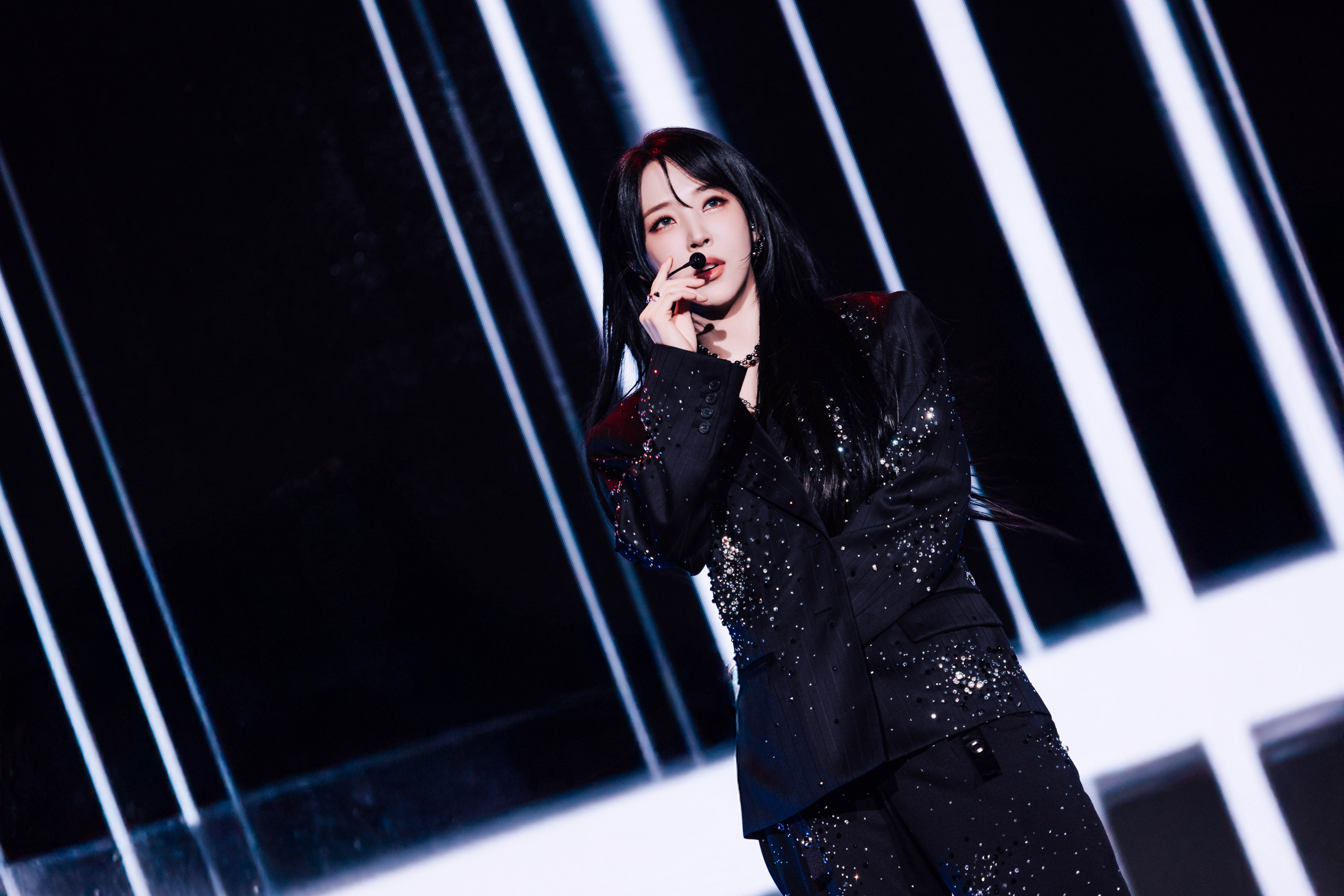 韓國女團MAMAMOO成員玟星帶來深情演唱展現穩定高音與細膩情感。（圖／KKLIVE提供）