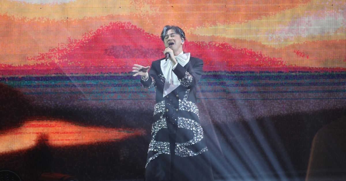 李聖傑首度登上小巨蛋開唱。（圖／東森娛樂）